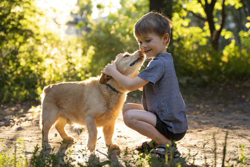 bambini e cani